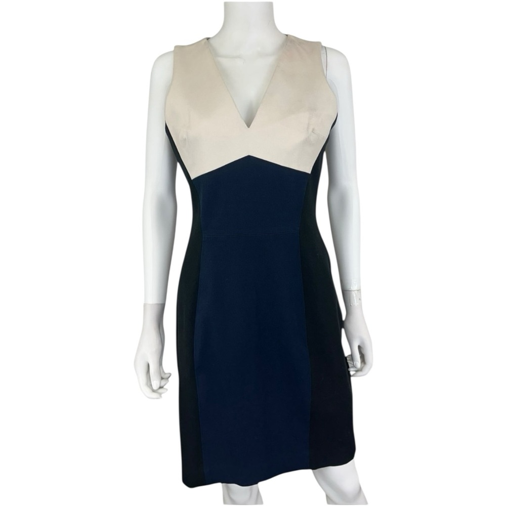 BANANA REPUBLIC Colorblock Midi Dress Size 8 M0523